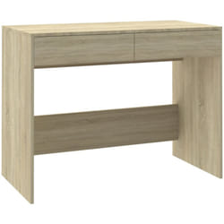 Scrivania tavolo postazione di lavoro mobile per computer studio rovere Sonoma 101 x 50 x 76,5 cm derivati del legno beige