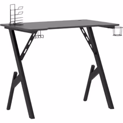 Questa scrivania da gaming garantisce concentrazione e comfort mentre giochi o lavori. Il design ergonomico e ottimizzato off ...