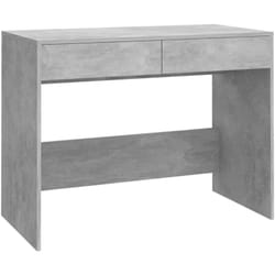 Helloshop26 - Scrivania tavolo postazione di lavoro mobile per computer studio 101 x 50 x 76,5 cm in mdf grigio