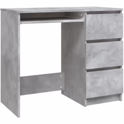 Ancora il tuo ufficio o il tuo spazio abitativo con uno stile sobrio con questa scrivania pulita ma elegante! Realizzata in t ...