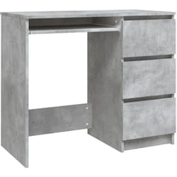Helloshop26 - Scrivania tavolo postazione di lavoro mobile per computer studio 90 x 45 x 76 cm mdf grigio
