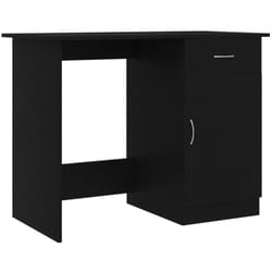 Helloshop26 - Scrivania tavolo postazione di lavoro mobile per computer studio 100 x 50 x 76 cm in mdf nero