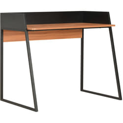 Scrivania tavolo postazione computer mobile studio e 90 x 60 x 88 cm nero
