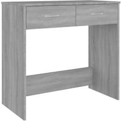 Scrivania tavolo postazione di lavoro mobile per computer studio sonoma 80 x 40 x 75 cm in MDF grigio
