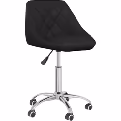 Questa sedia da ufficio girevole alla moda, con il suo design elegante, è un'aggiunta pratica e moderna al tuo spazio di lavo ...