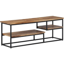 Helloshop26 - Mobile tv multimediale scaffale per televisione televisore buffet sala da pranzo soggiorno camera da letto 110 x 30 x 39 cm massello di