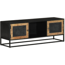 Helloshop26 - Mobile tv multimediale scaffale per televisione televisione buffet sala da pranzo soggiorno camera da letto 110 x 30 x 40 cm legno