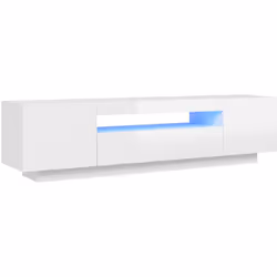 Con un design pratico e alla moda, questo supporto TV con illuminazione a LED diventerà sicuramente il punto focale della tua ...