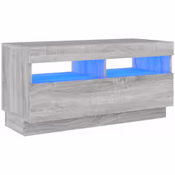 Con un design elegante e pratico, questo supporto TV con illuminazione a LED è destinato a diventare un punto focale della tu ...
