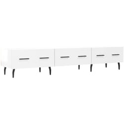 Helloshop26 - Mobile tv multimediale scaffale per televisione televisore buffet sala da pranzo soggiorno camera da letto lucido 150 x 36 x 30 cm