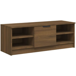 Helloshop26 - Mobile tv multimediale scaffale per televisione televisore buffet sala da pranzo soggiorno camera da letto rovere 102 x 35,5 x 36,5 cm