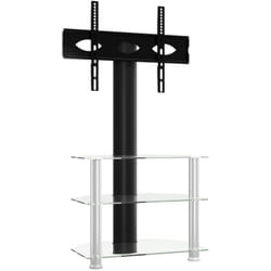 Porta TV multimediale scaffale per televisione televisione buffet sala da pranzo soggiorno angolo camera da letto 3 livelli x per 32-70 pollici e