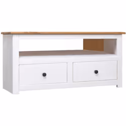 Introduci un tocco di eleganza e praticità nel tuo design d'interni con il nostro mobile TV in pino massiccio! Realizzato in  ...