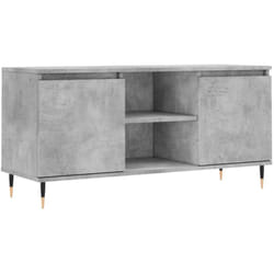 Mobile tv multimediale scaffale per televisione televisore buffet sala da pranzo soggiorno camera da letto 104 x 35 x 50 cm mdf grigio
