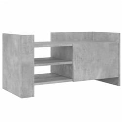 Mobile tv multimediale scaffale per televisione televisore buffet sala da pranzo soggiorno camera da letto 80 x 35 x 40 cm pannelli di mdf grigio