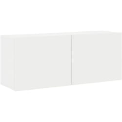 Mobile tv multimediale scaffale per televisione televisione buffet sala da pranzo soggiorno camera da letto a parete 100 x 30 x 41 cm bianco