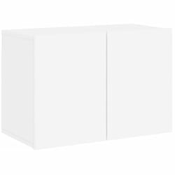 Mobile tv multimediale scaffale per televisione televisione buffet sala da pranzo soggiorno camera da letto a parete 60 x 30 x 41 cm bianco