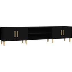 Helloshop26 - Mobile tv multimediale scaffale per televisione televisione buffet sala da pranzo soggiorno camera da letto 180 x 31,5 x 40 cm pannelli