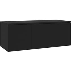 Mobile tv multimediale scaffale per televisione televisione buffet sala da pranzo soggiorno camera da letto 80 x 34 x 30 cm pannelli in mdf nero