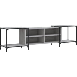 Helloshop26 - Mobile tv multimediale scaffale per televisione televisore buffet sala da pranzo soggiorno camera da letto sonoma 203 x 37 x 50 cm