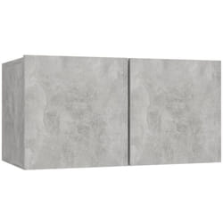 Mobile tv multimediale scaffale per televisione televisione buffet sala da pranzo soggiorno camera da letto pensile 60 x 30 x 30 cm grigio