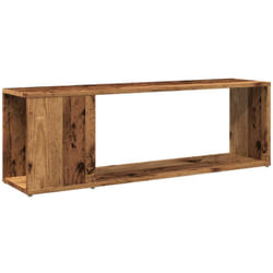 Helloshop26 - Mobile tv multimediale scaffale per televisione buffet televisivo sala da pranzo soggiorno camera da letto legno vecchio 100 x 24 x 32