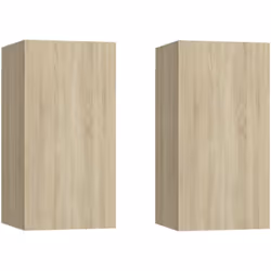 Questo set di mobili TV sospesi è pensato per essere il punto focale del tuo soggiorno con un design pratico e alla moda. Que ...
