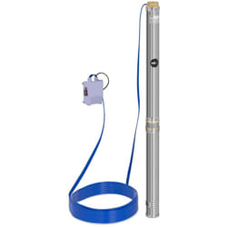 Helloshop26 - Pompa sommersa pompa sommergibile per pozzo scarico - 10.800 L/h - 2.200 Watt - acciaio inox