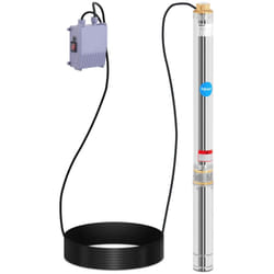 Helloshop26 - Pompa sommersa pompa sommersa per pozzo scarico - 5.580 l/h - 1.100 Watt