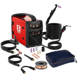 Helloshop26 - Saldatrice combinata multiprocesso Filo animato con elettrodo rivestito s-migma 250.IGBT (mig/mag/mma/tig/fcaw, 230 v, 50 Hz, ≤ 250 a,