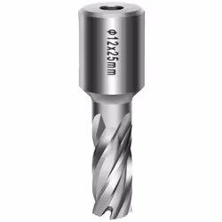 Materiale Acciaio rapido (AR) Durezza AR M2 Durezza del dente (scala Rockwell) 65 HRC Diametro della sega a tazza 12 mm Profo ...