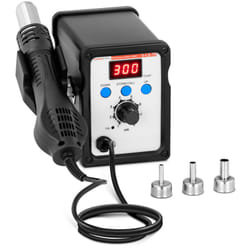 Helloshop26 - Stazione di saldatura con pistola ad aria calda da 700 watt. Schermo led