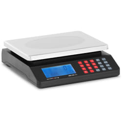 Bilancia per il controllo delle verdure bilancia da negozio bilancia peso-prezzo (30 kg / 1 g, piattaforma di pesatura: 215 x 175 mm, schermo LCD a