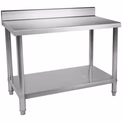 Materiale Acciaio inossidabile 304 Capacità di carico totale 90 kg Carico massimo supportato dal piano di lavoro 65 kg Carico ...
