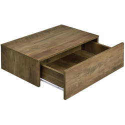 Mensola a muro per cameretta con 1 cassetto 46 cm legno