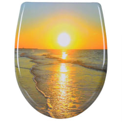 Copriwater con abbassamento automatico in termoindurente Sunrise