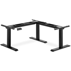 Scrivania angolare sit-stand (base) - altezza: 58 - 123 cm - larghezza: 90 - 150 cm (sinistra) / 110 - 190 cm (destra) - angolo: 90° - 150 kg