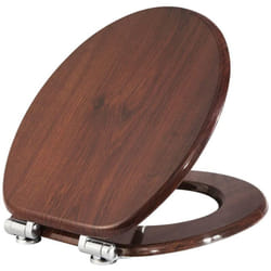 Sedile wc chiusura rallentata in MDF faggio scuro