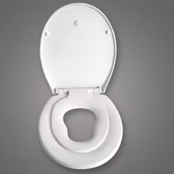 Sedile WC in plastica per elevata stabilità e durata Con funzione SoftClose (chiusura dolce e silenziosa) Seggiolino per bamb ...