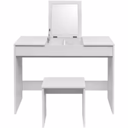 Questa toletta dallo stile intramontabile e trendy nei classici colori bianco e nero attirerà l'attenzione decorativa per la ...