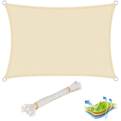 Tenda a vela ombreggiante con crema idrorepellente protezione uv 2x3 mt