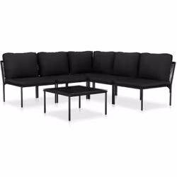 Questo set di mobili da giardino combina stile e funzionalità e diventerà il punto focale del tuo giardino o patio. L'intero ...