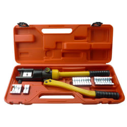Helloshop26 - Pressa idraulica per crimpatura, set di attrezzi per garage, officina fai-da-te
