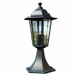 Questa lampada da terra in alluminio pressofuso nero migliorerà l'aspetto generale del tuo giardino o balcone. Dispone di 1 l ...