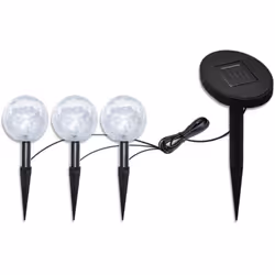 Queste sfere solari possono essere posizionate a terra nel tuo giardino o cortile. Queste sfere solari a LED vengono consegna ...