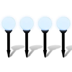 Helloshop26 - Sfera solare da esterno 15 cm Lampada decorativa in 4 pezzi