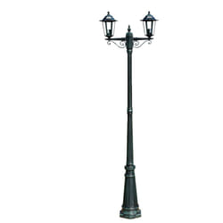 Lampada da terra da esterno doppia verde 215 cm illuminazione decorativa