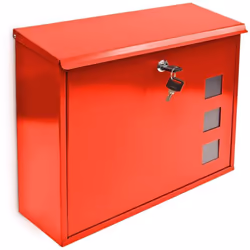 Cassetta postale semplice Con 3 finestre trasparenti molto pratiche Chiudibile a chiave Slot protetto Questa cassetta postale ...