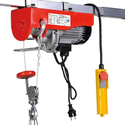 Helloshop26 - Verricello elettrico professionale con telecomando 500 w 100/200 kg attrezzi officina garage