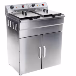 La friggitrice elettrica doppia su box da 2x16 litri è stata progettata per l'uso professionale in gastronomia. Per la sua pr ...